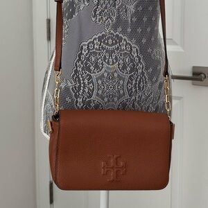 Tory Burch Tan Leather Crossbody Bag